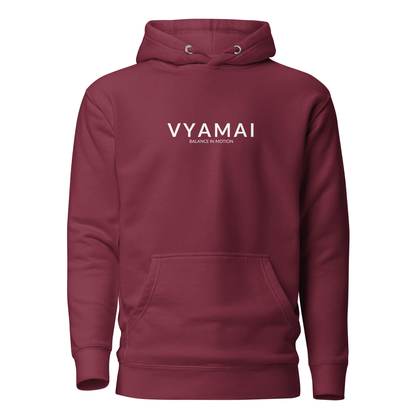 VYAMAI Signature Hoodie – Balance & Motion (Premium Fit · Timeless Essential)
