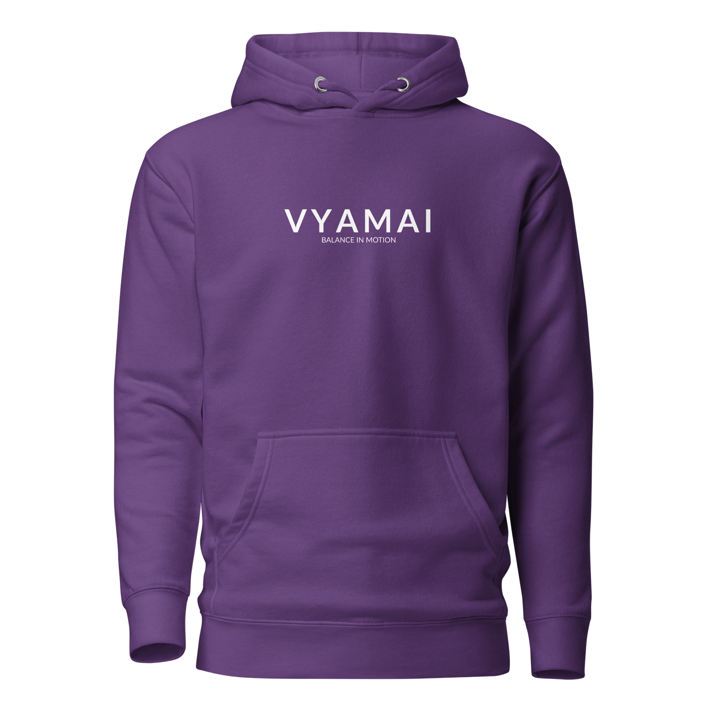 VYAMAI Signature Hoodie – Balance & Motion (Premium Fit · Timeless Essential)