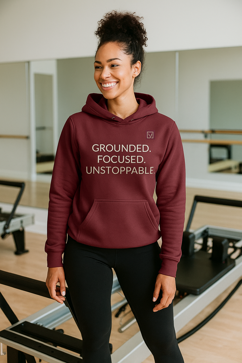 Grounded Energy Hoodie – Statement Front Edition