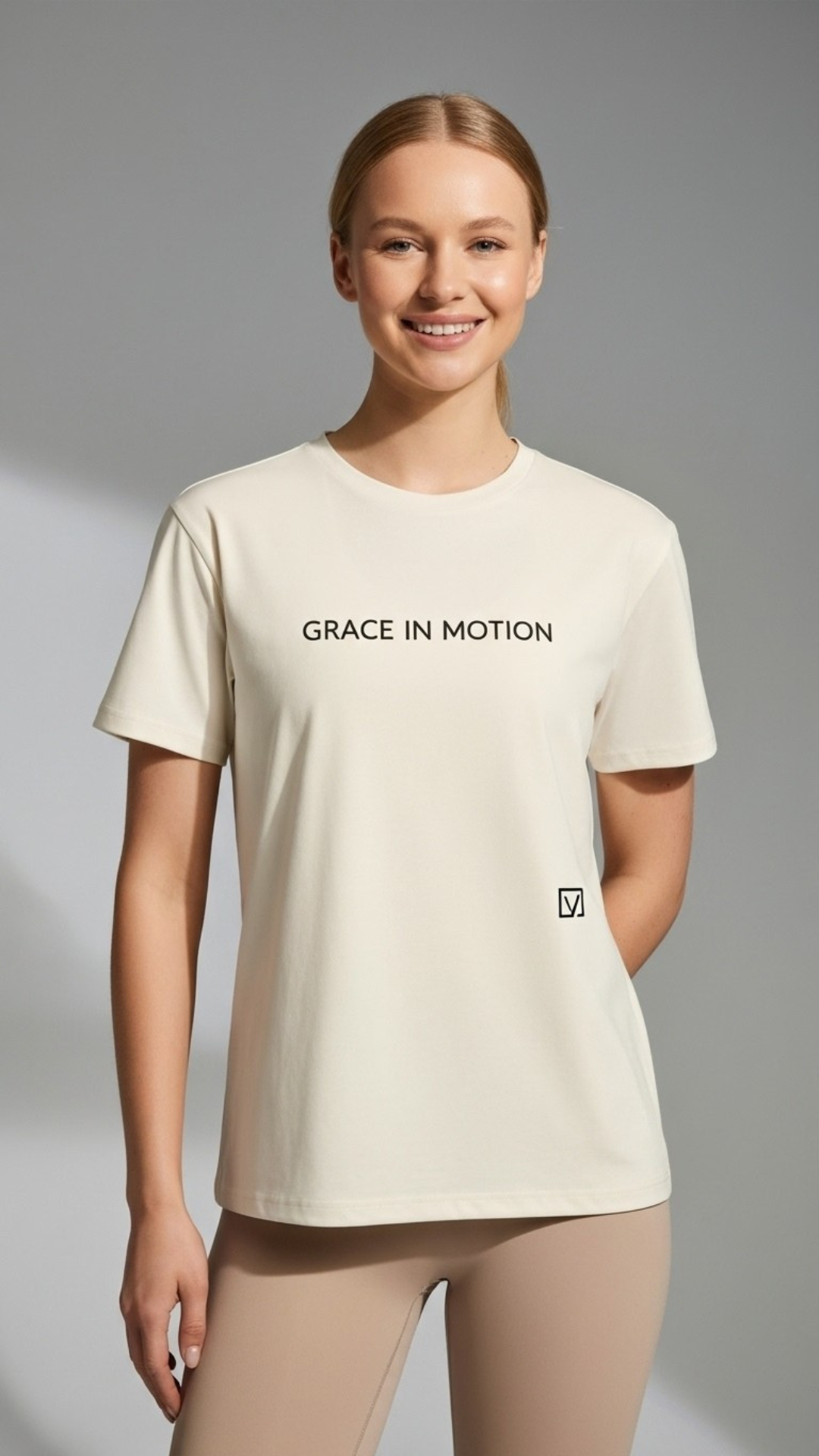 GRACE IN MOTION TEE – LUMEN SERIES STRUCTURED EDITION