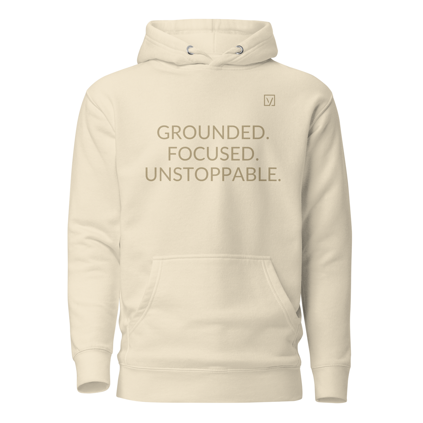 Grounded Energy Hoodie – Statement Front Edition