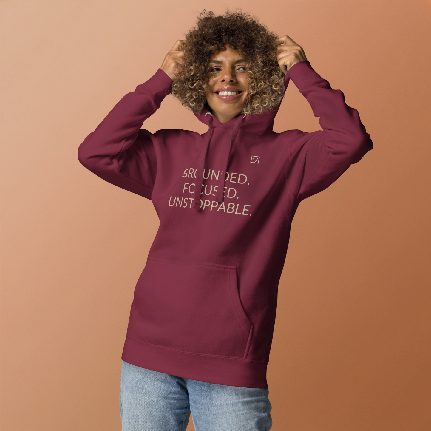 Grounded Energy Hoodie – Statement Front Edition