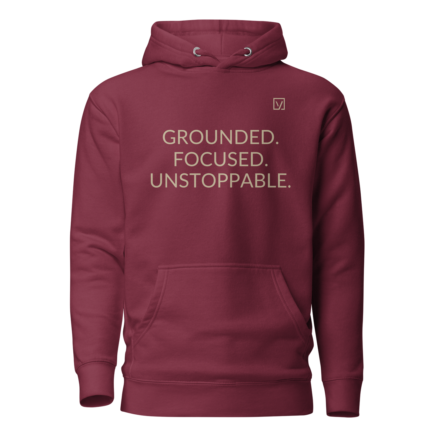 Grounded Energy Hoodie – Statement Front Edition