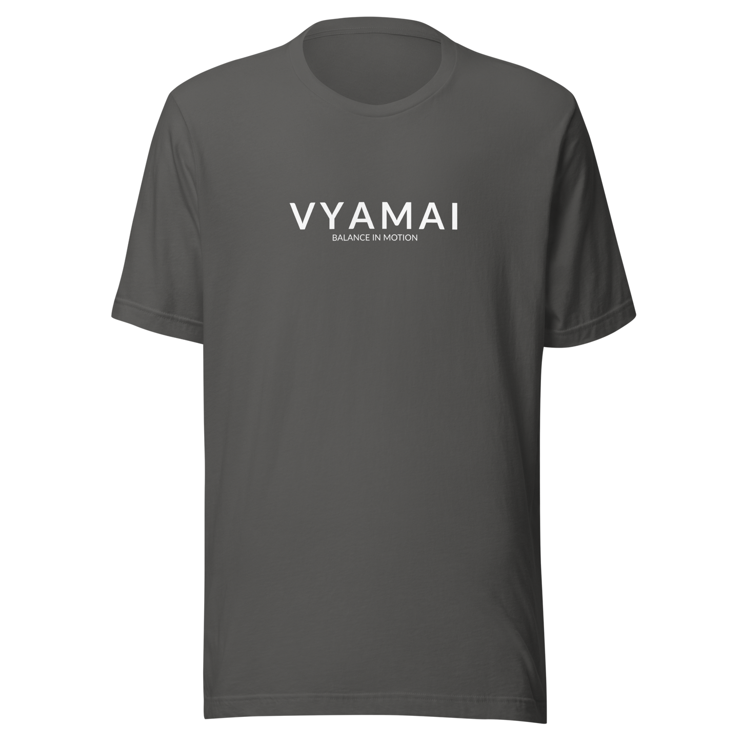 VYAMAI Signature Tee – Balance & Motion (Premium Fit · Timeless Essential)