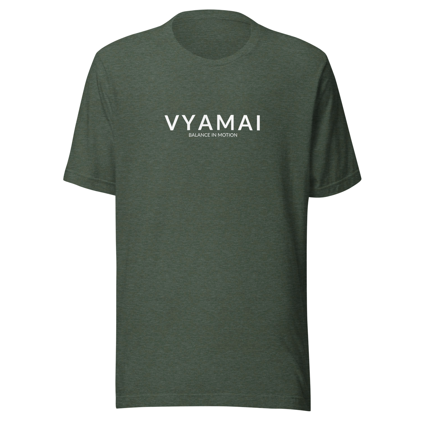 VYAMAI Signature Tee – Balance & Motion (Premium Fit · Timeless Essential)