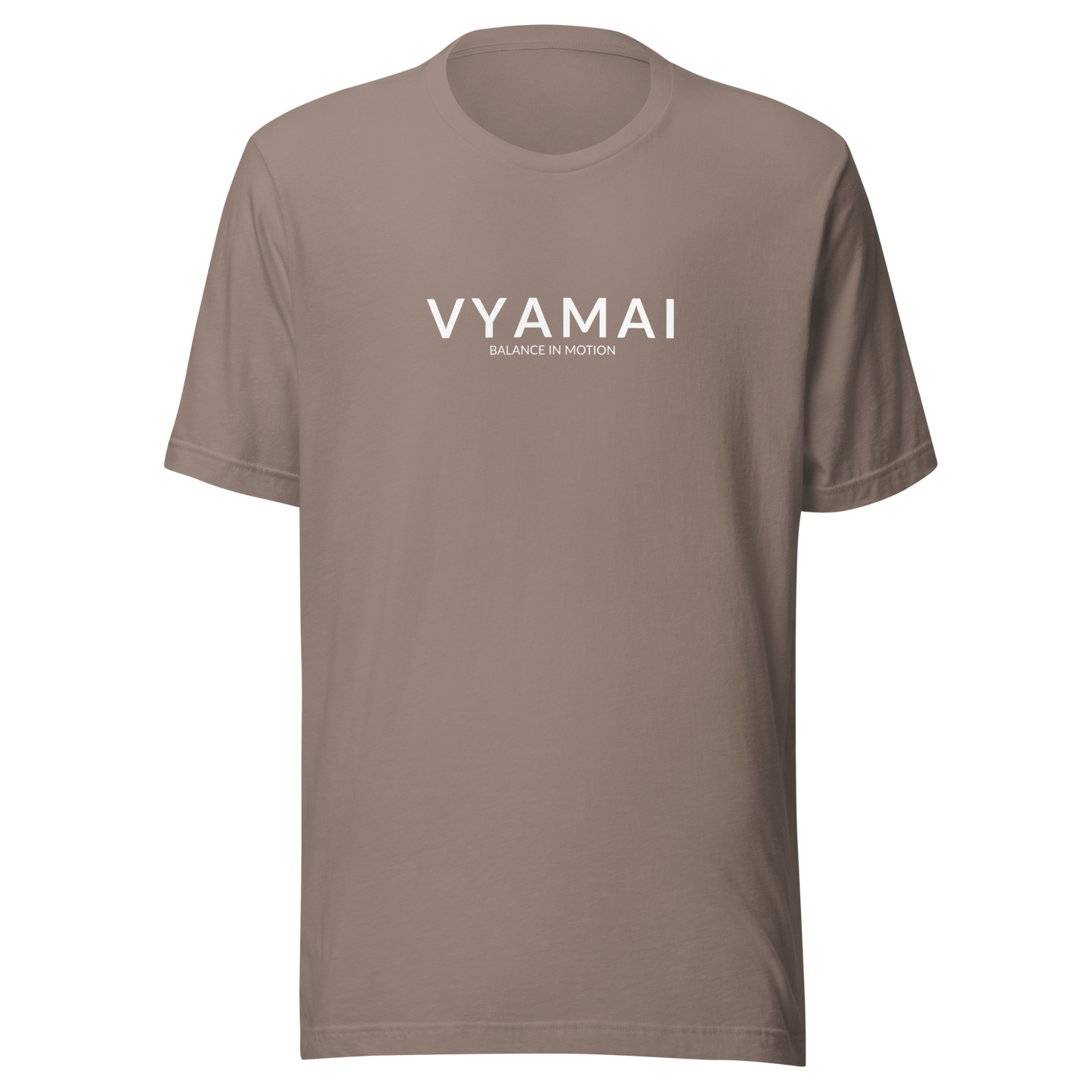VYAMAI Signature Tee – Balance & Motion (Premium Fit · Timeless Essential)
