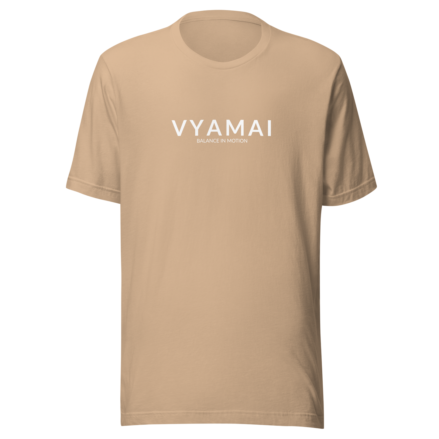 VYAMAI Signature Tee – Balance & Motion (Premium Fit · Timeless Essential)