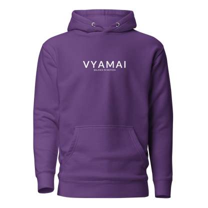 VYAMAI Signature Hoodie – Balance & Motion (Premium Fit · Timeless Essential)