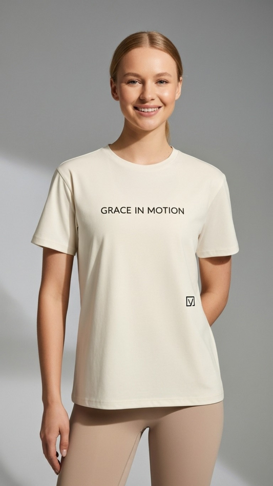 GRACE IN MOTION TEE – LUMEN SERIES STRUCTURED EDITION