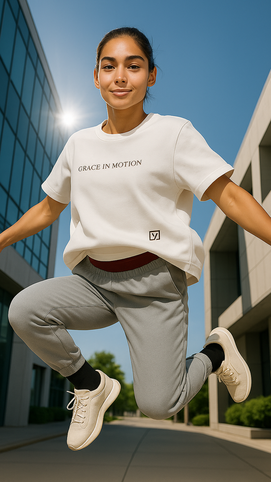 GRACE IN MOTION TEE – LUMEN SERIES STRUCTURED EDITION
