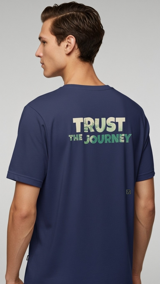 Trust The Journey Tee – Lightweight Edition (Dark Colors · Premium Fit)