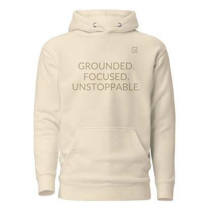Grounded Energy Hoodie – Statement Front Edition
