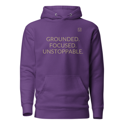 Grounded Energy Hoodie – Statement Front Edition