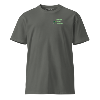 MOVE WITH PURPOSE TEE – HUMMINGBIRD EDITION (Black & White · Core Fit)