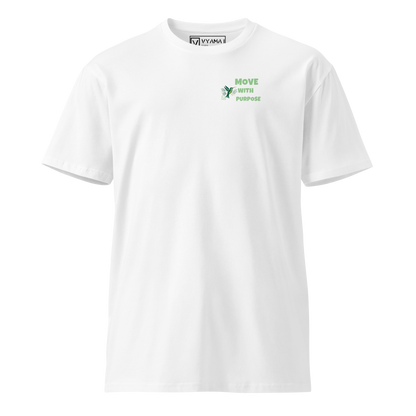 MOVE WITH PURPOSE TEE – HUMMINGBIRD EDITION (Black & White · Core Fit)