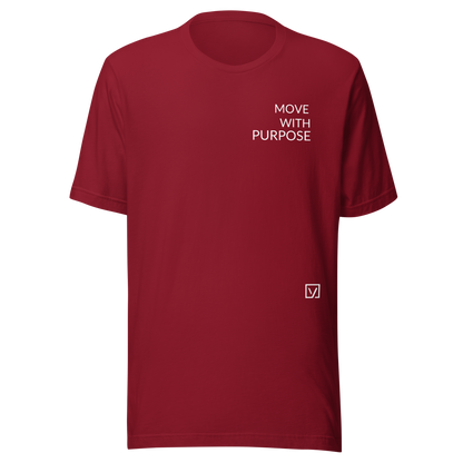 Move With Purpose Tee – Lightweight Edition (Colors · Premium Fit)