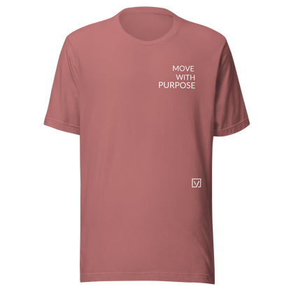 Move With Purpose Tee – Lightweight Edition (Colors · Premium Fit)
