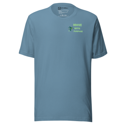 MOVE WITH PURPOSE TEE – HUMMINGBIRD EDITION Lightweight (Blue Tones · Premium Fit)